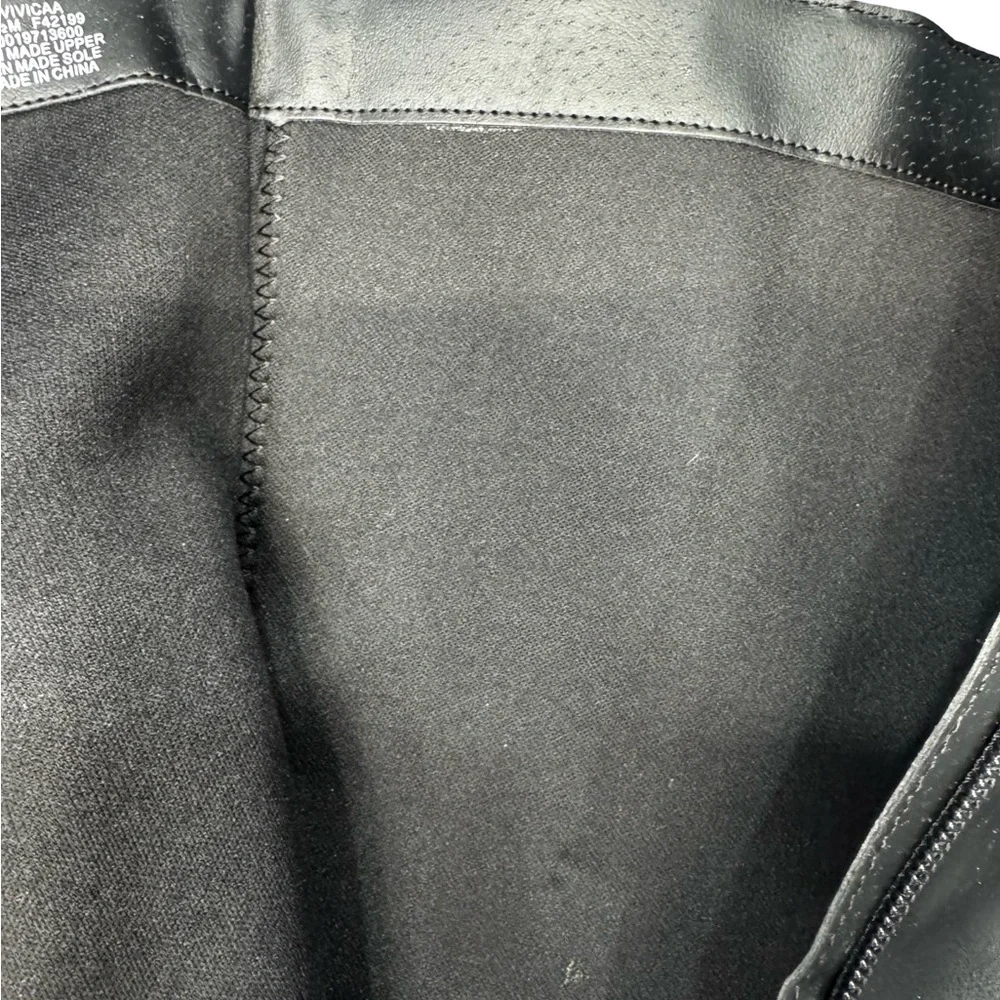 Style & Co Black Over The Knee Boots Silver Buckle Womens 6.5 BNIB